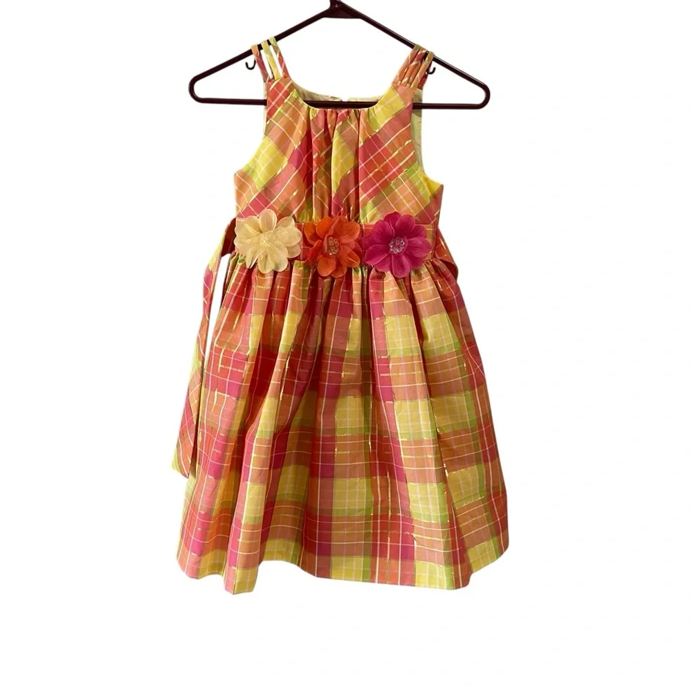 Bonnie Jean plaid Dress size 8‎